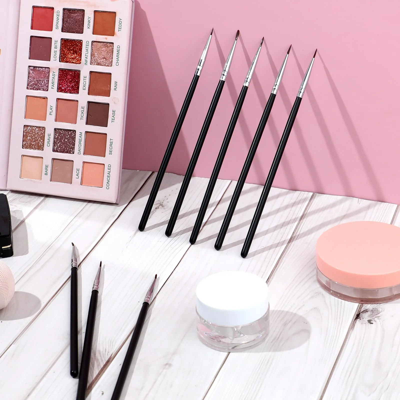 Кисти для подводки Dünner Eyeliner-Pinsel 8 штук, фото №5