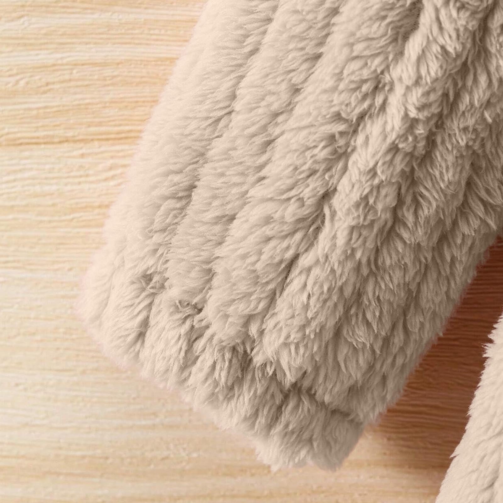 Куртка для девочки Однотонная плюшевая Куртка Теплый кардиган с капюшоном Длинная модная спортивная куртка для улицы С длинными рукавами и капюшоном Повседневная мягкая красивая детская куртка (3-7 лет), фото №4