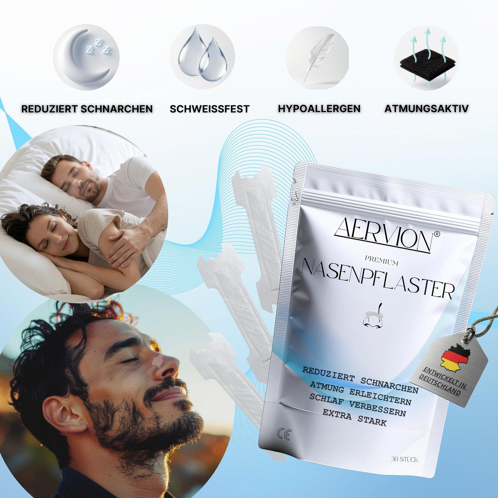 Пластирі на ніс Premium Прозорі 30 шт, Проти хропіння та закладеності носа, фото №2