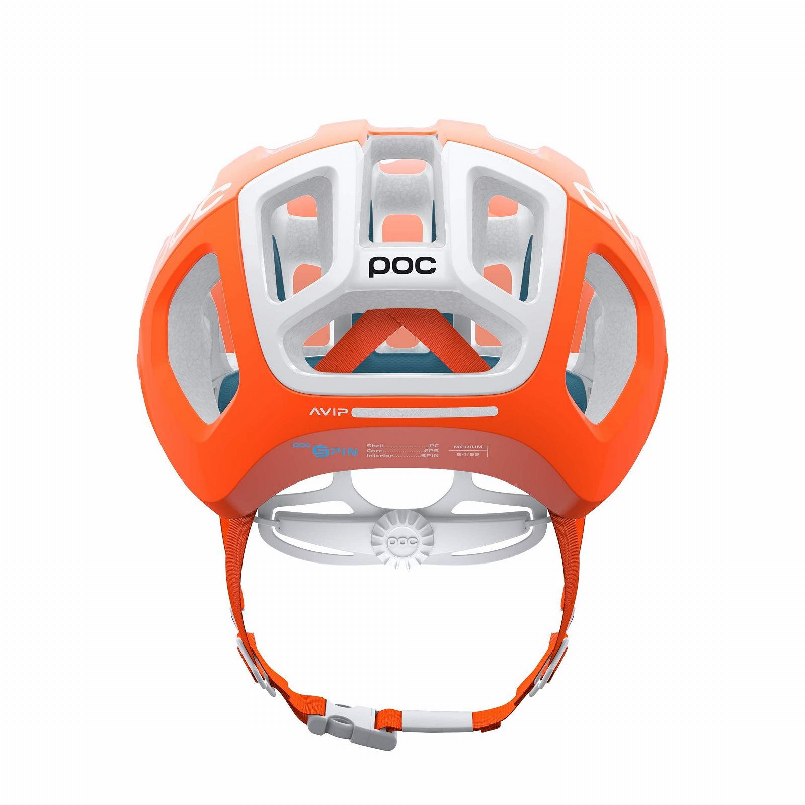 Шлем Дорожный Ventral Tempus POC Велосипедный - велосипедный шлем с полностью закрытой оболочкой для оптимальных тренировок на дорожном велосипеде зимой, со светоотражающими деталями для лучшей видимости, фото №4