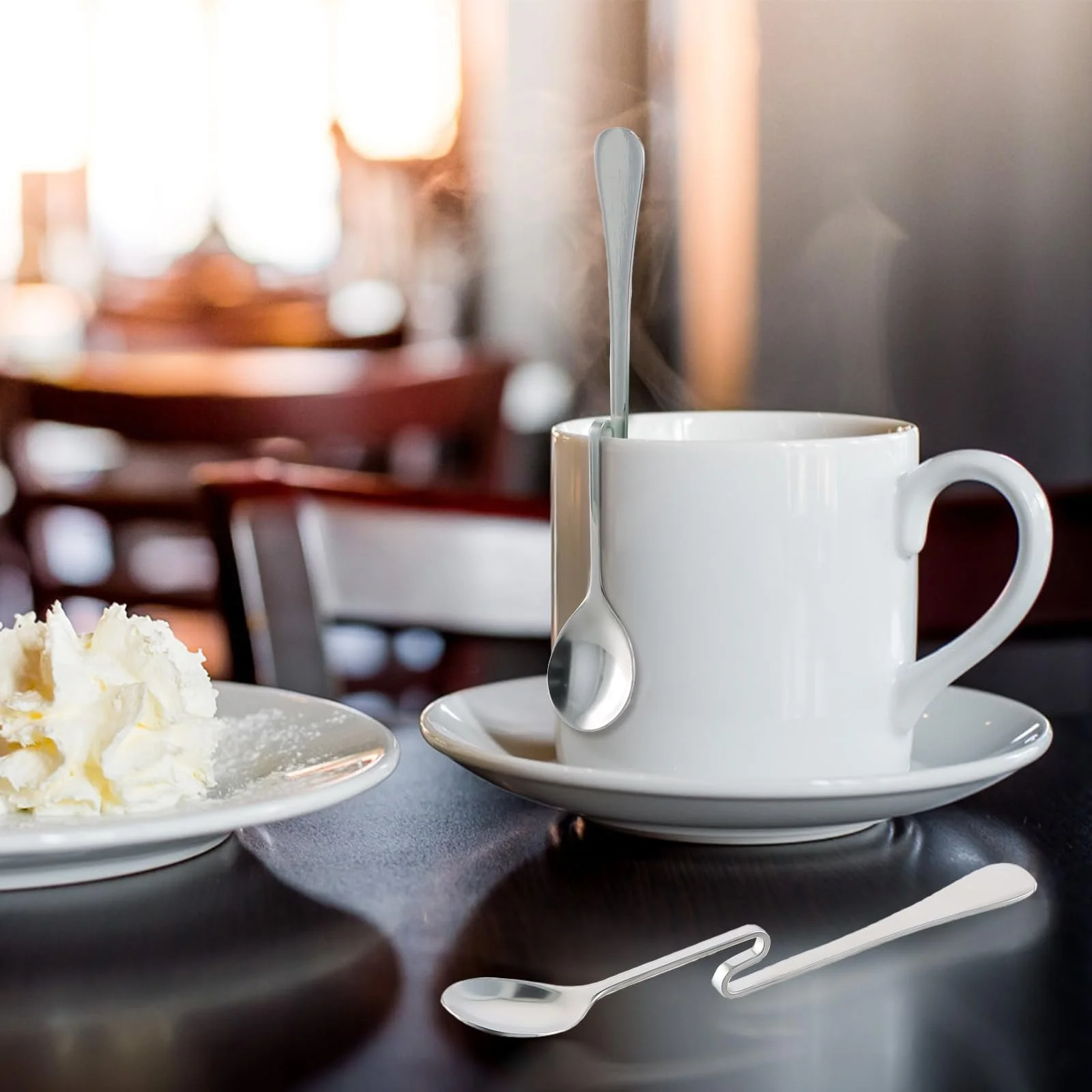 Ложка для еспресо з нержавіючої сталі 16,5 см Latte Macchiato, десертна, фото №6 Ложка для еспресо з нержавіючої сталі 16,5 см Latte Macchiato, десертна, фото №6