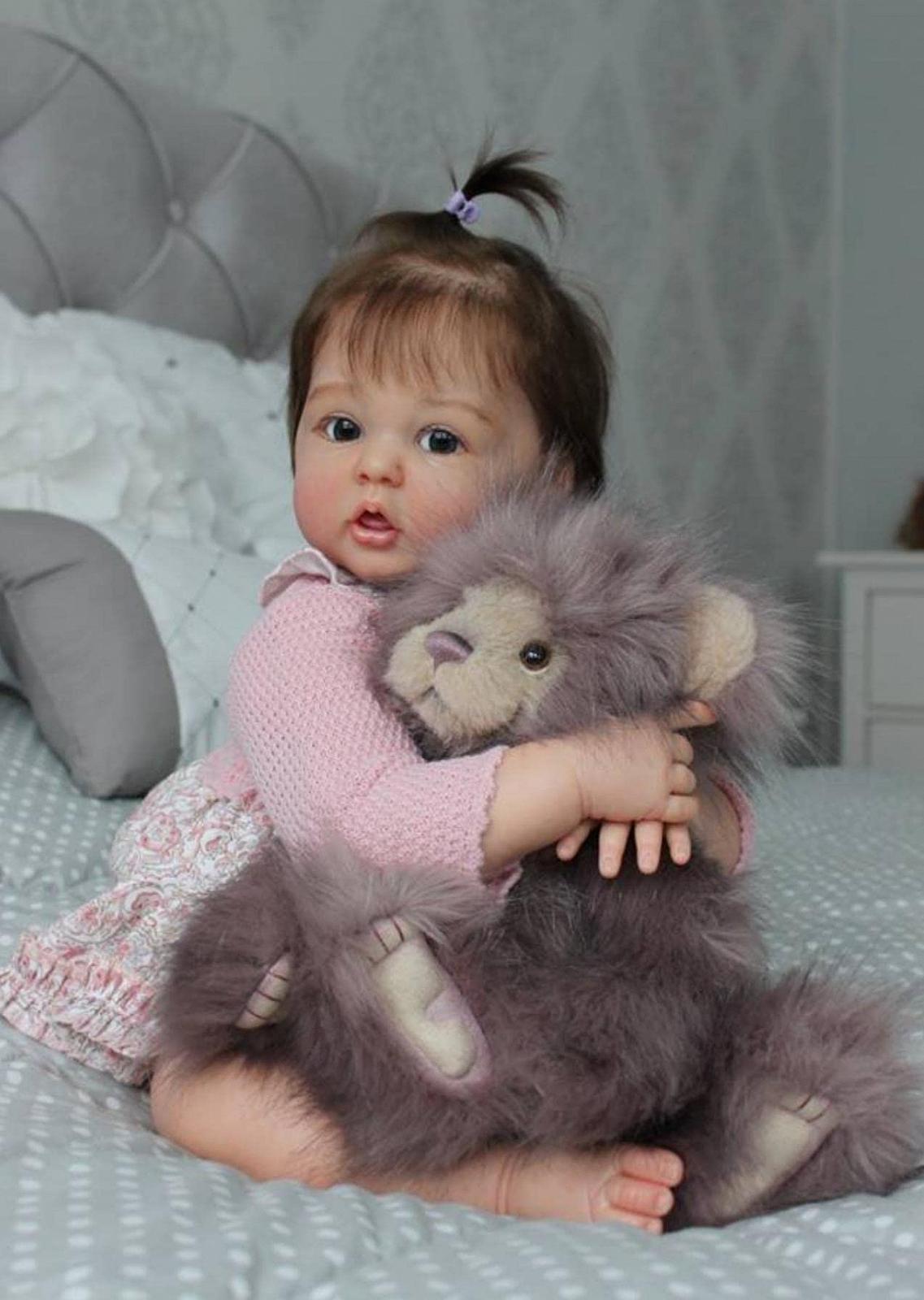 Кукла iCradle Reborn 60 см Reborn Baby Doll Мальчик 24 дюйма Реалистичная Кукла из Мягкого Силикона Подарочный Набор для Детей от 3 Лет, фото №1
