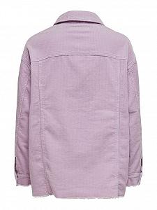 Рубашка ONLY ONLBITTEN LIFE CORD SHACKET PNT NOOS 15182101 Orchid Bloom Сиреневый M synthetic.ua - Фото 1