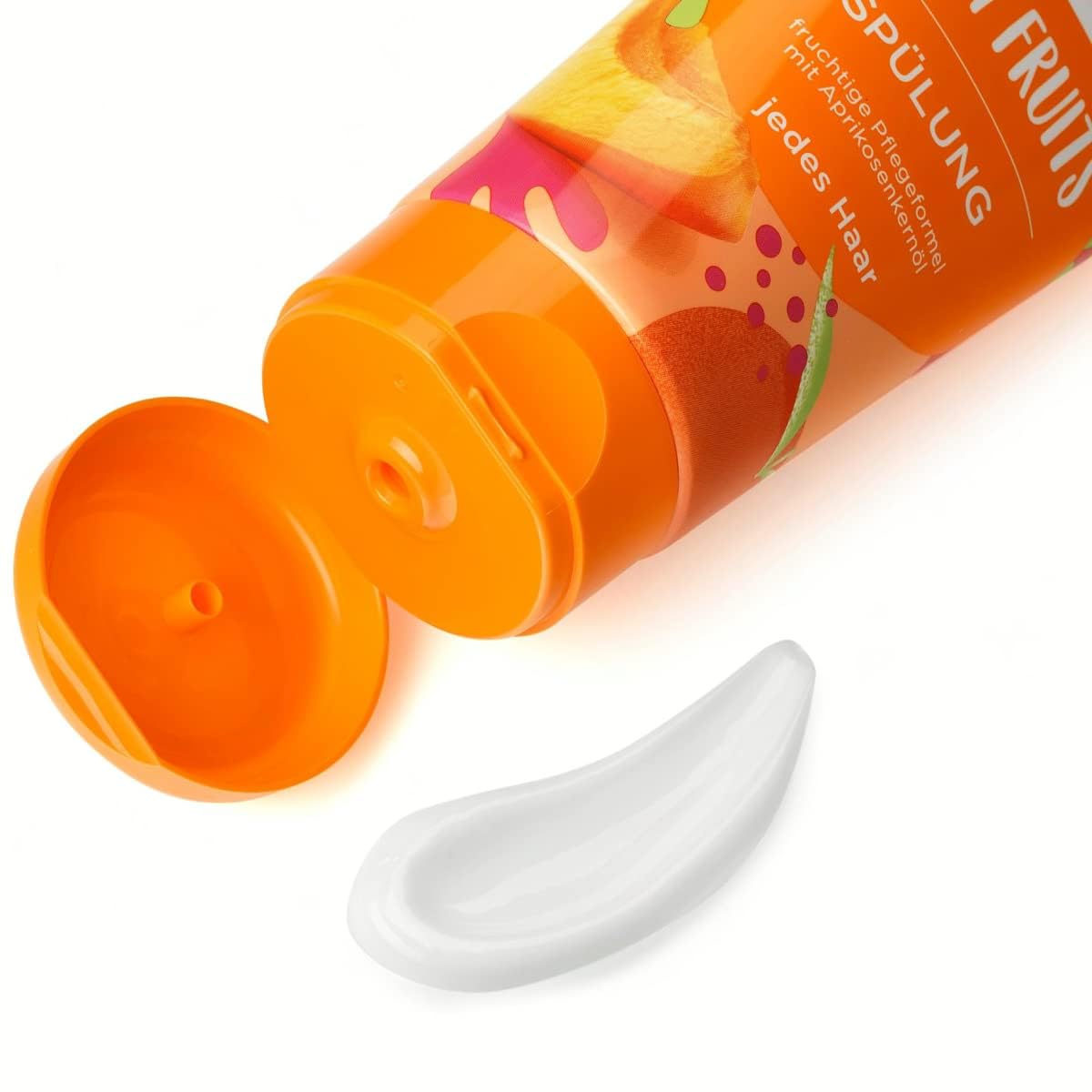 Набір Balea Кондиціонер Professional Oil Repair Intensive Для пошкодженого сухого волосся (2 x 200 мл) + Кондиціонер Fizzy Fruits з олією абрикосових кісточок та провітаміном B5 (200 мл), фото №5