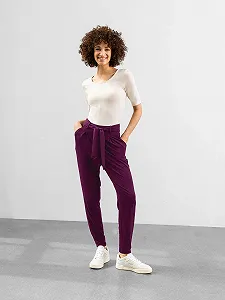 Женские брюки Брюки Les Lunes The Jade Pants Fig - L synthetic.ua - Фото 1