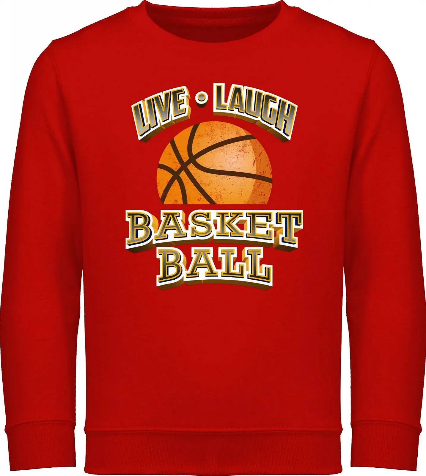 Джемпер дитячий Shirtracer Спортивний одяг Live Laugh Basketball Vintage, фото №1