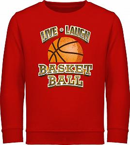 Джемпер детский Shirtracer Спортивная одежда Live Laugh Basketball Vintage - Фото 1