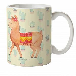 Детская Кружка Mr. & Mrs. Panda Альпака Гордый Пластиковая Кружка Дорожная Кружка Детская Кружка Лама Детская Кружка - Фото 1