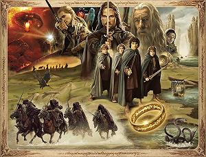 Пазл Ravensburger Lord of the Rings The Fellowship of The Ring 16927 2000 элементов 14+ - Фото 1