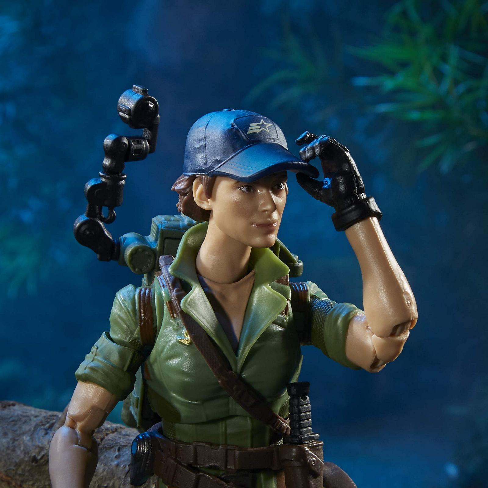 Фігурка G.I. Joe Hasbro Classified Series Lady Jaye 25, колекційна, іграшка преміум-класу з численними аксесуарами, масштаб 6 дюймів, з унікальним оформленням пакування CS, колір Rocket Cranberry, фото №5