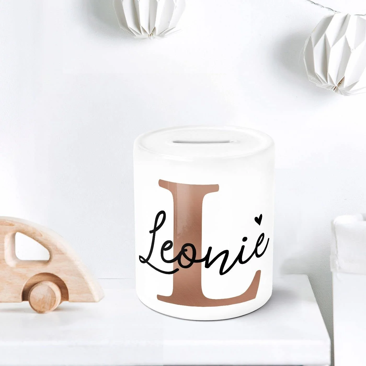 Скарбничка дитяча персоналізована керамічна, фото №4