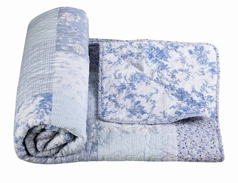 Покрывало Palazzo Exclusive Плед в стиле Шебби-шик Пэчворк 150 x 200 см kds049, фото №1