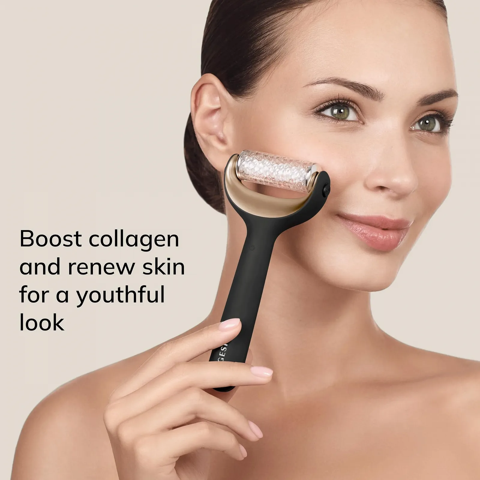 Ролик для обличчя та тіла GESKE SmartAppGuided™ MicroNeedle 8 в 1, дермаролер, електричний мікроголковий ролик, фото №3