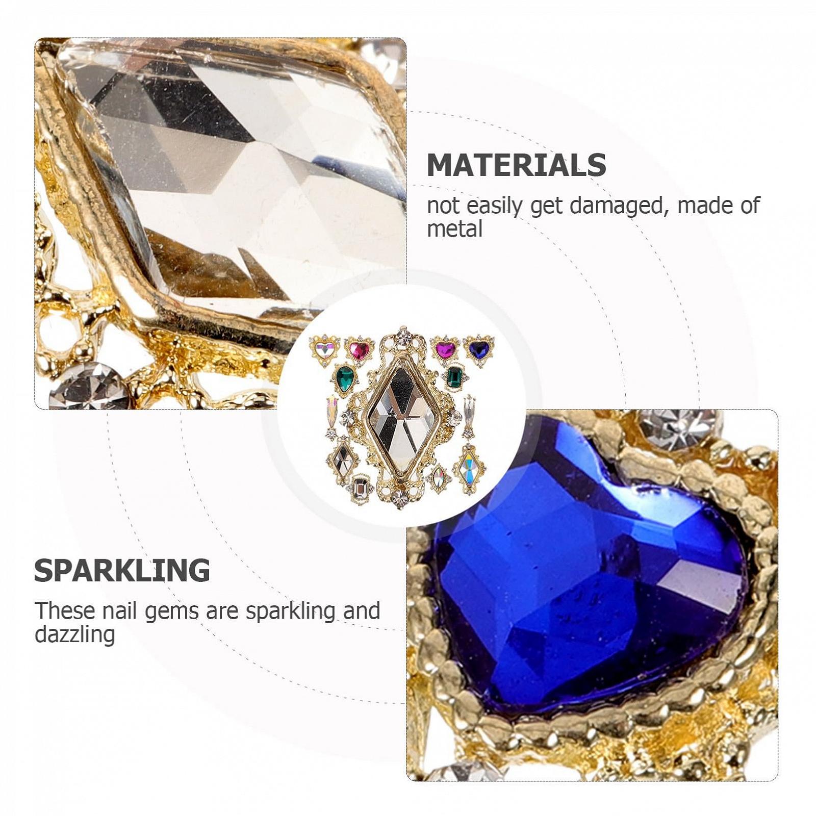 Стразы для ногтей Разноцветные, фото №9