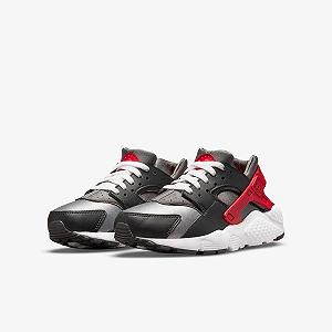 Кроссовки Nike Air Huarache Run GS Smoke Grey University Red, размер 36.5 synthetic.ua - Фото 1