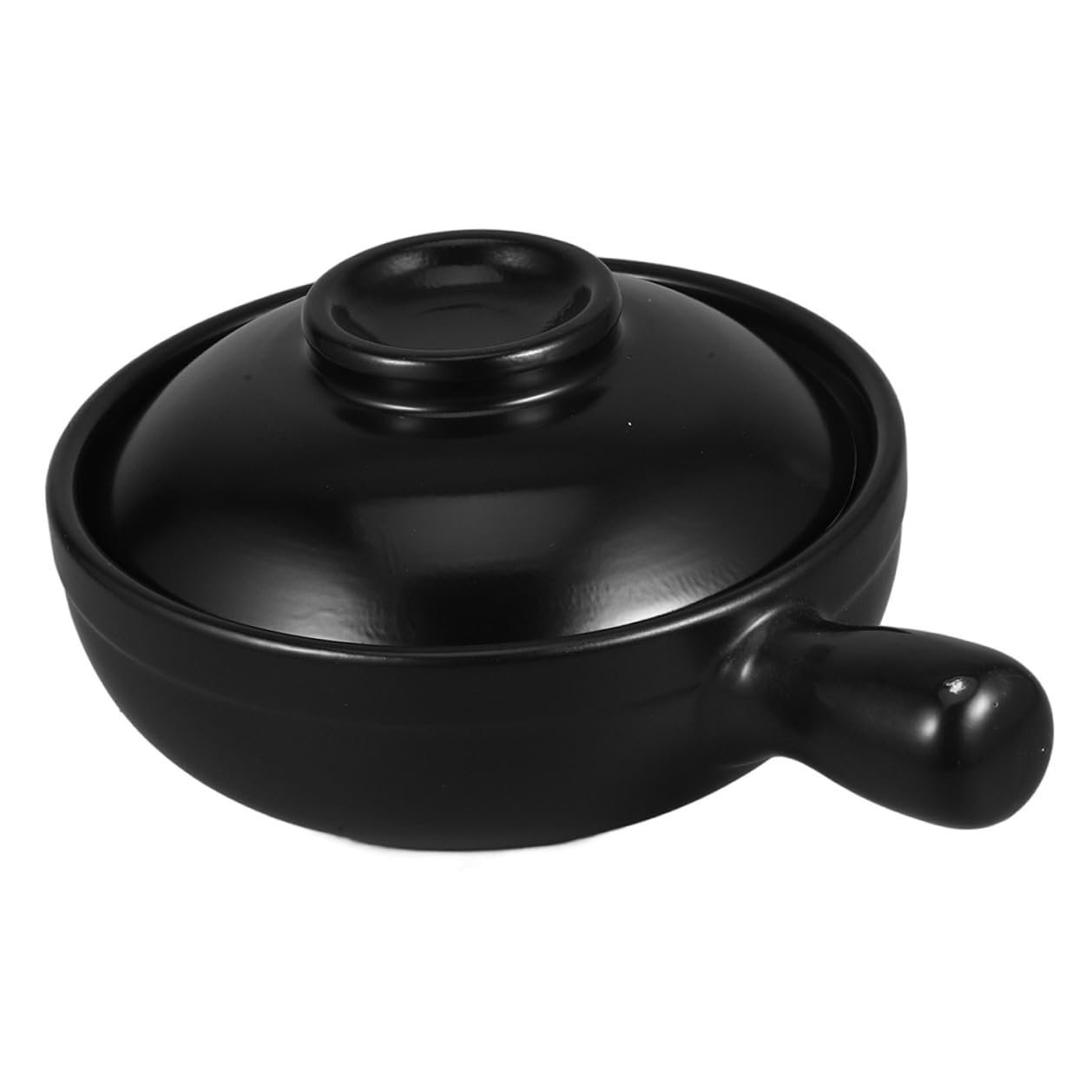 Кастрюля керамическая Терракотовая с крышкой, фото №1