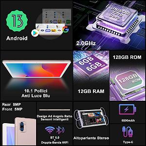 Планшет 10.1" JUSYEA J10 14/128Gb 5G 8 ядер Android 13 8000 mAh Біло - Сірий ціна на synthetic.ua - Фото 1 Планшет 10.1" JUSYEA J10 14/128Gb 5G 8 ядер Android 13 8000 mAh Біло - Сірий synthetic.ua - Фото 1