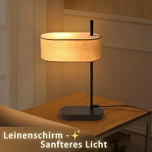 Настільна лампа CBJKTX Bedside Lamp Vintage E14 набір із 2 шт. чорна synthetic.ua - Фото 1