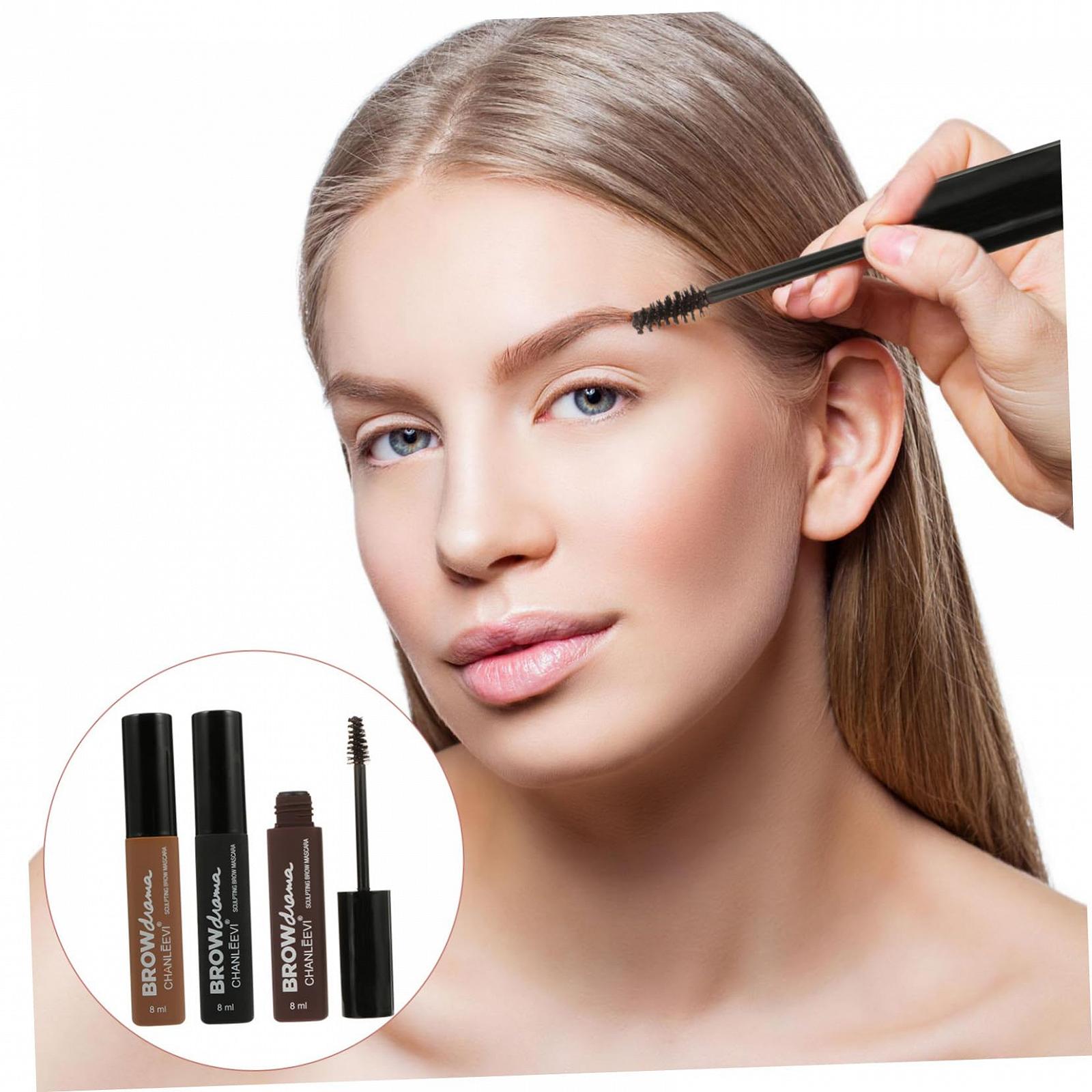 Крем для брів CRILSTYLEO Трикольоровий Водостійкий Гель Довговічний Антипітний Рідкий для корекції брів, фото №2