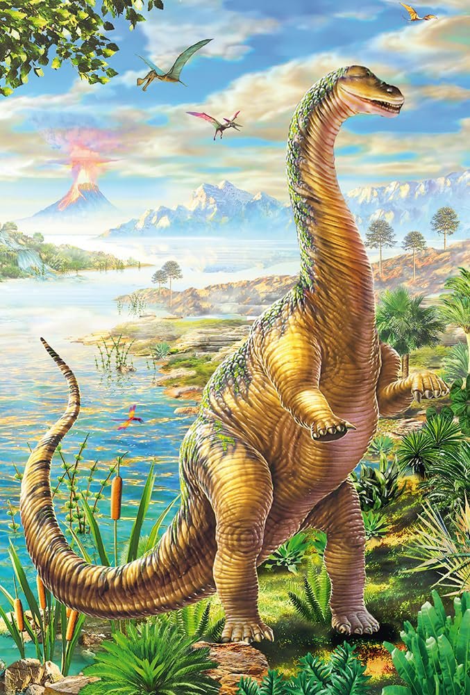Пазл Schmidt Spiele 56202 Adventure with the Dinosaurs 3 x 48 элементов, фото №4