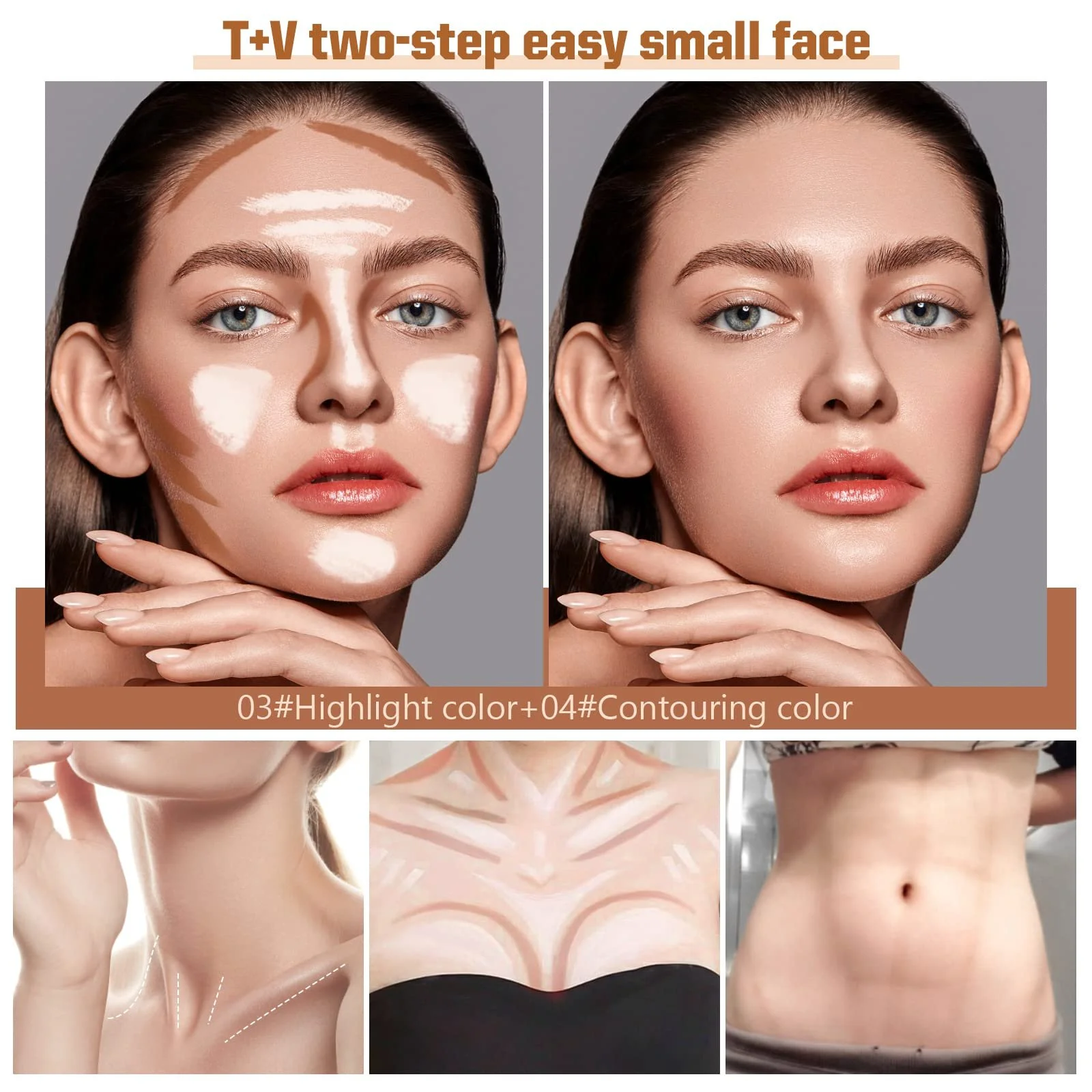 Стік для контурингу Mimore 2# Натуральний Колір, фото №6 Стік для контурингу Mimore 2# Натуральний Колір, фото №6