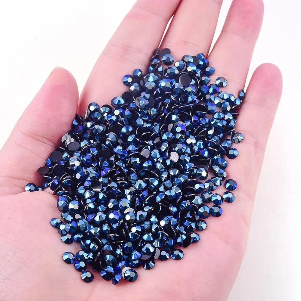 Стразы Смола SS10 3 мм, цвет Jet, фото №6