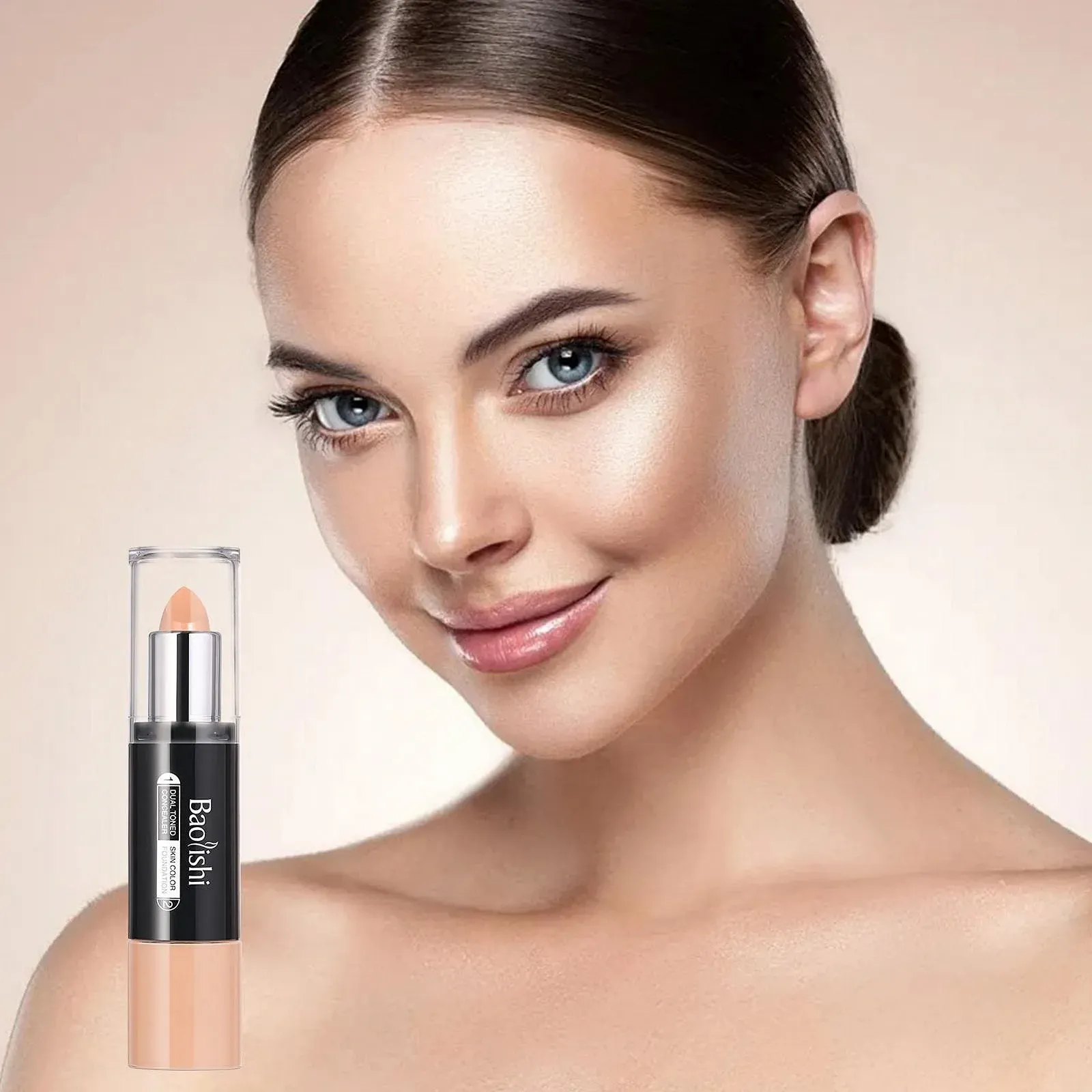 Стік для контурування Pologmase 2-в-1 для консилера та контурингу, коректор кольору, фото №3