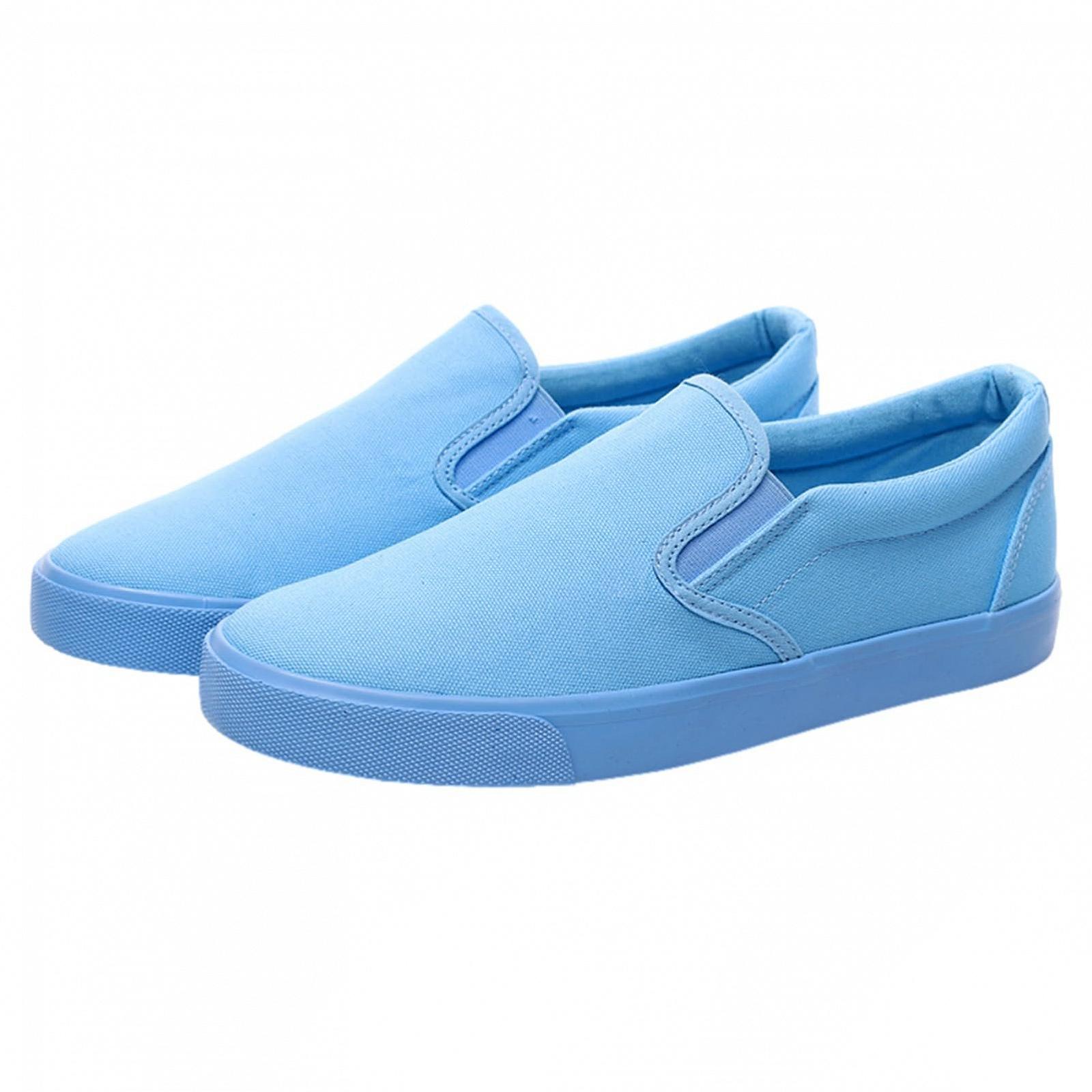 Чоловічі Сліпони Jamron Однотонні Полотняні Кросівки Повсякденні Кросівки Плімуси, фото №3