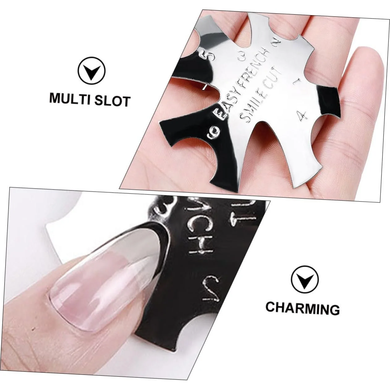 Набор трафаретов для маникюра PACKOVE 2 шт., фото №3 Набор трафаретов для маникюра PACKOVE 2 шт., фото №3