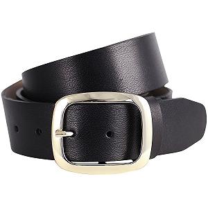 Женский Кожаный Ремень Linden Art of Belt 450005 - 100 Черный - Фото 1