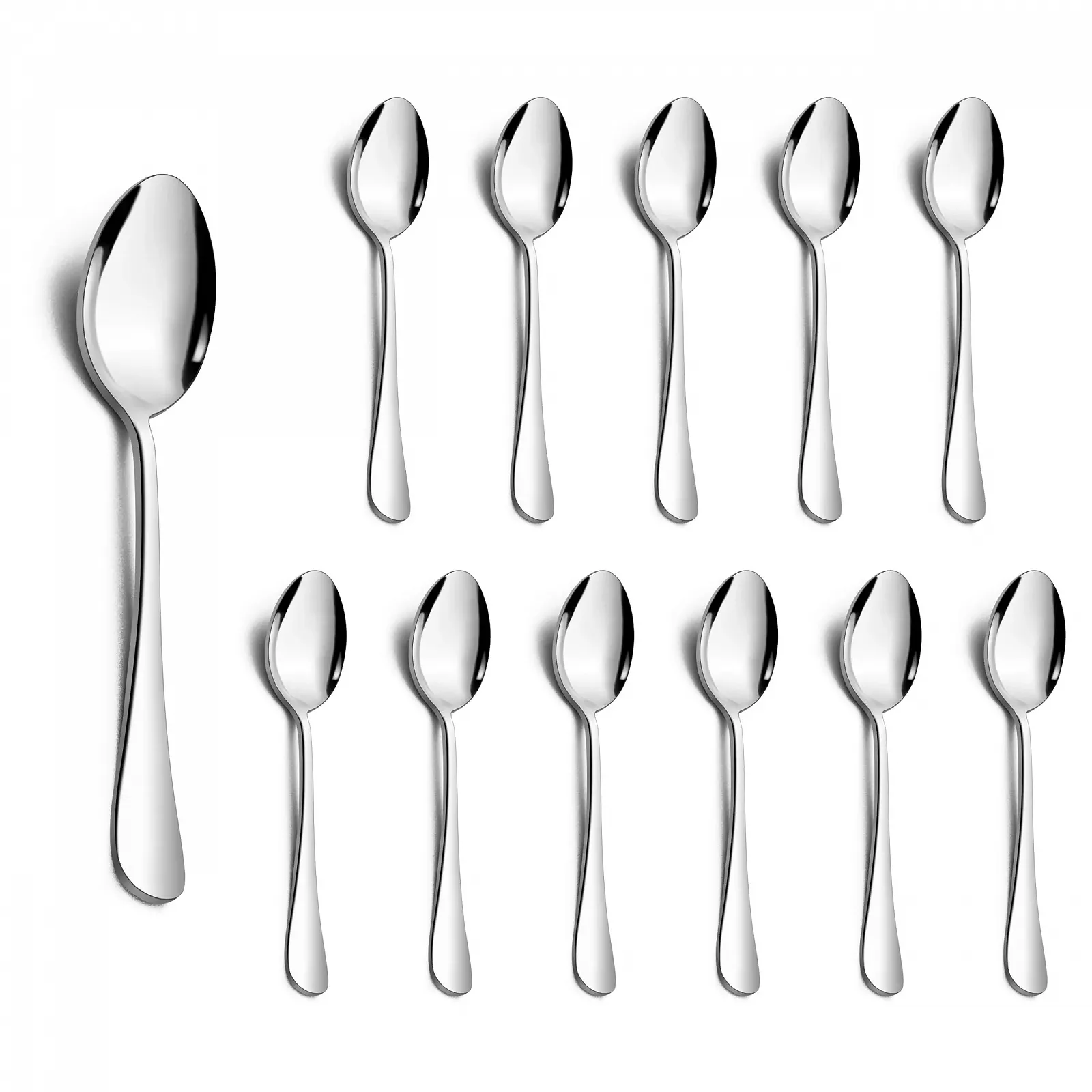 Ложка чайна Onader, набір 12 шт., нержавіюча сталь, 14 cm, фото №1