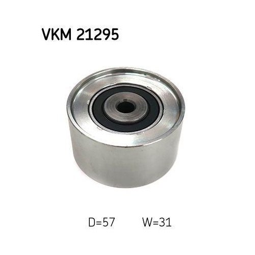 Напрямний/обвідний ролик зубчастого ременя SKF VKM 21295 для AUDI SEAT SKODA VW, фото №2