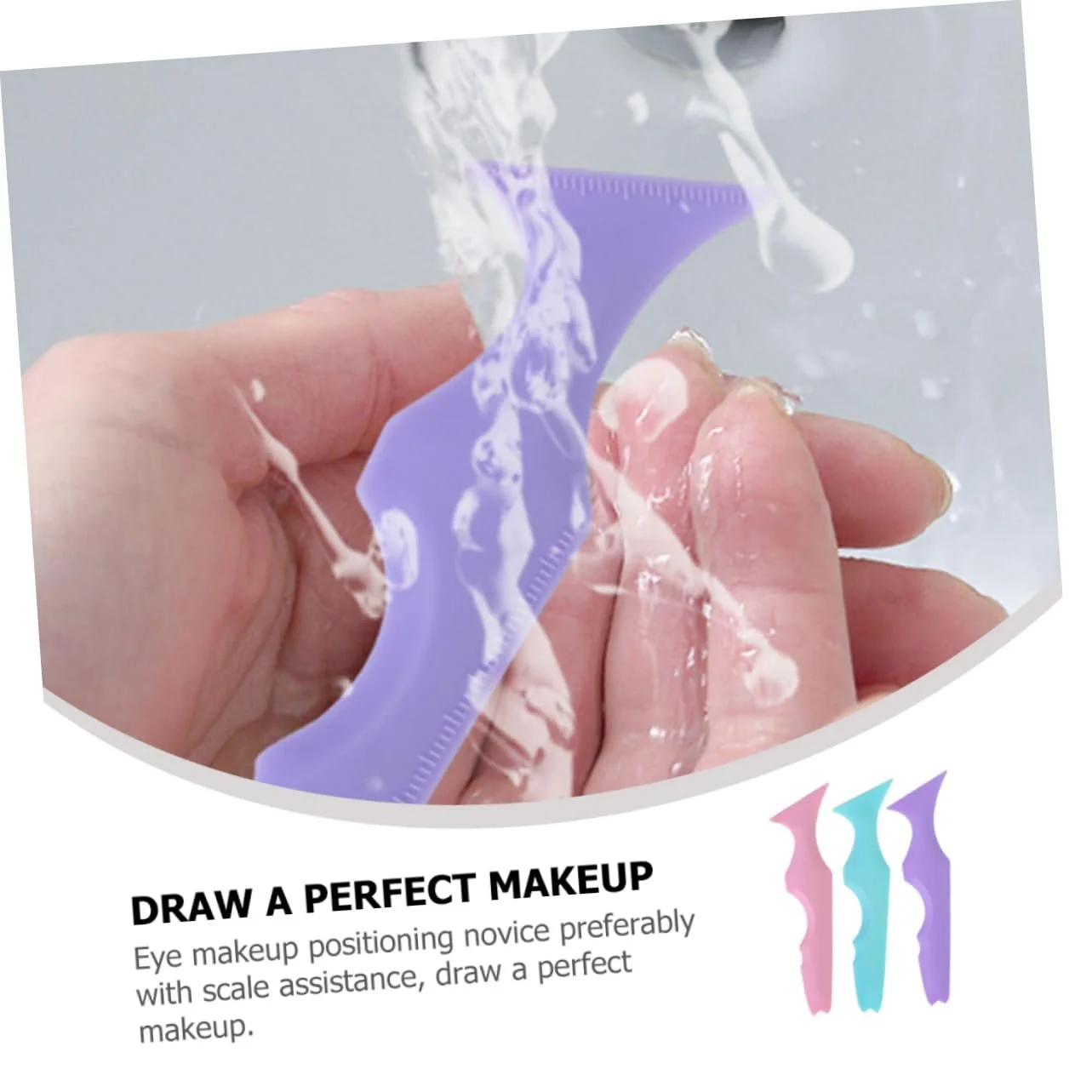 Трафарет для макіяжу HAPINARY Силіконовий для стрілок, макіяжу, помади, фото №7 Трафарет для макіяжу HAPINARY Силіконовий для стрілок, макіяжу, помади, фото №7
