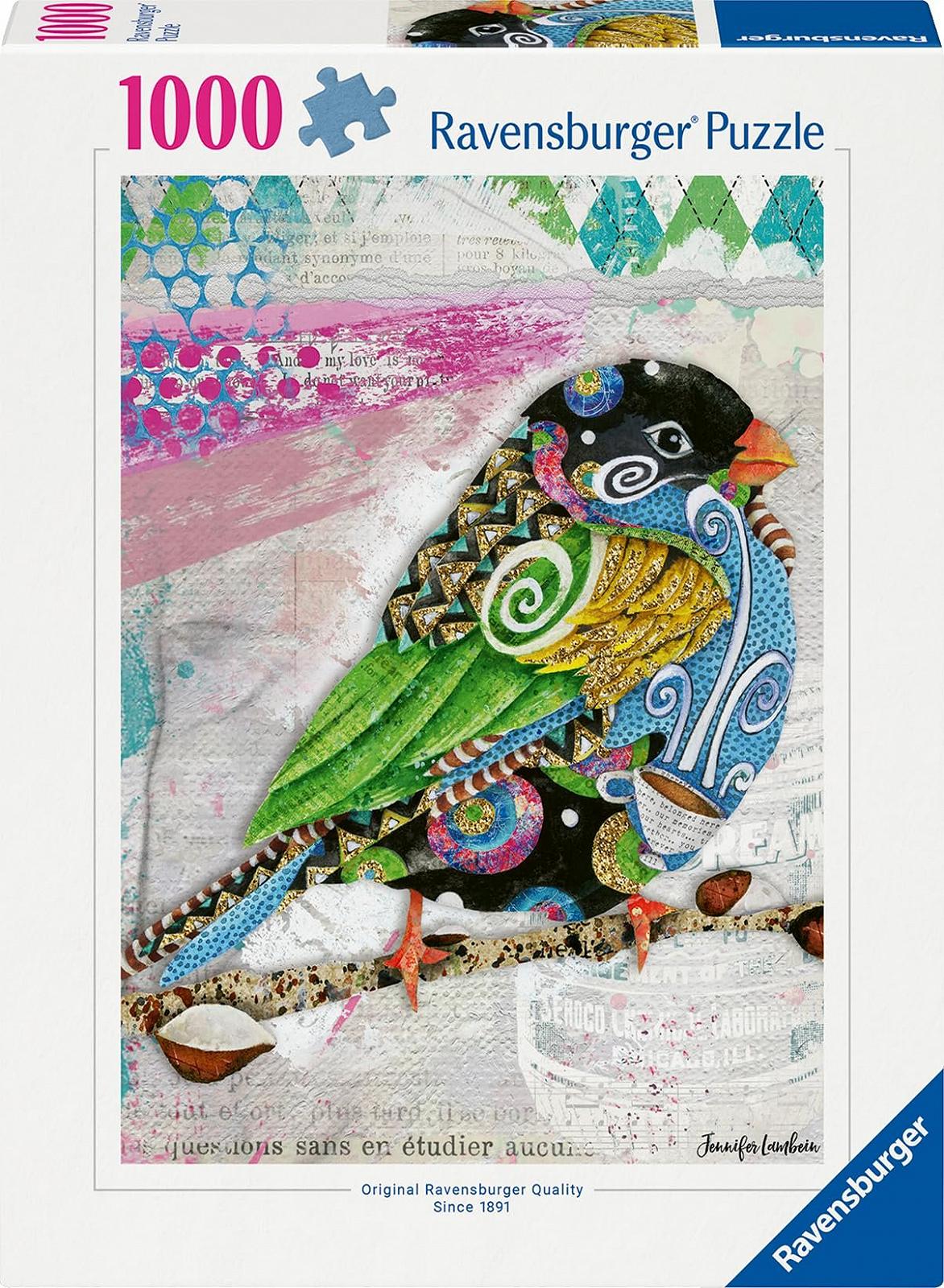 Пазл Ravensburger 12001438 Swirly Bird 1000 деталей, фото №2