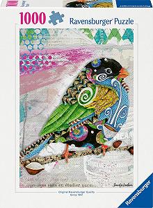Пазл Ravensburger 12001438 Swirly Bird 1000 деталей synthetic.ua - Фото 1