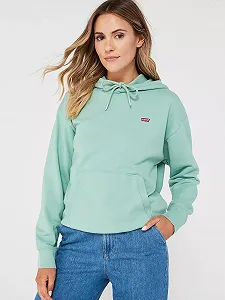 Женские худи LEVIS STANDARD HOODIE Granite Green - XXS - Фото 1