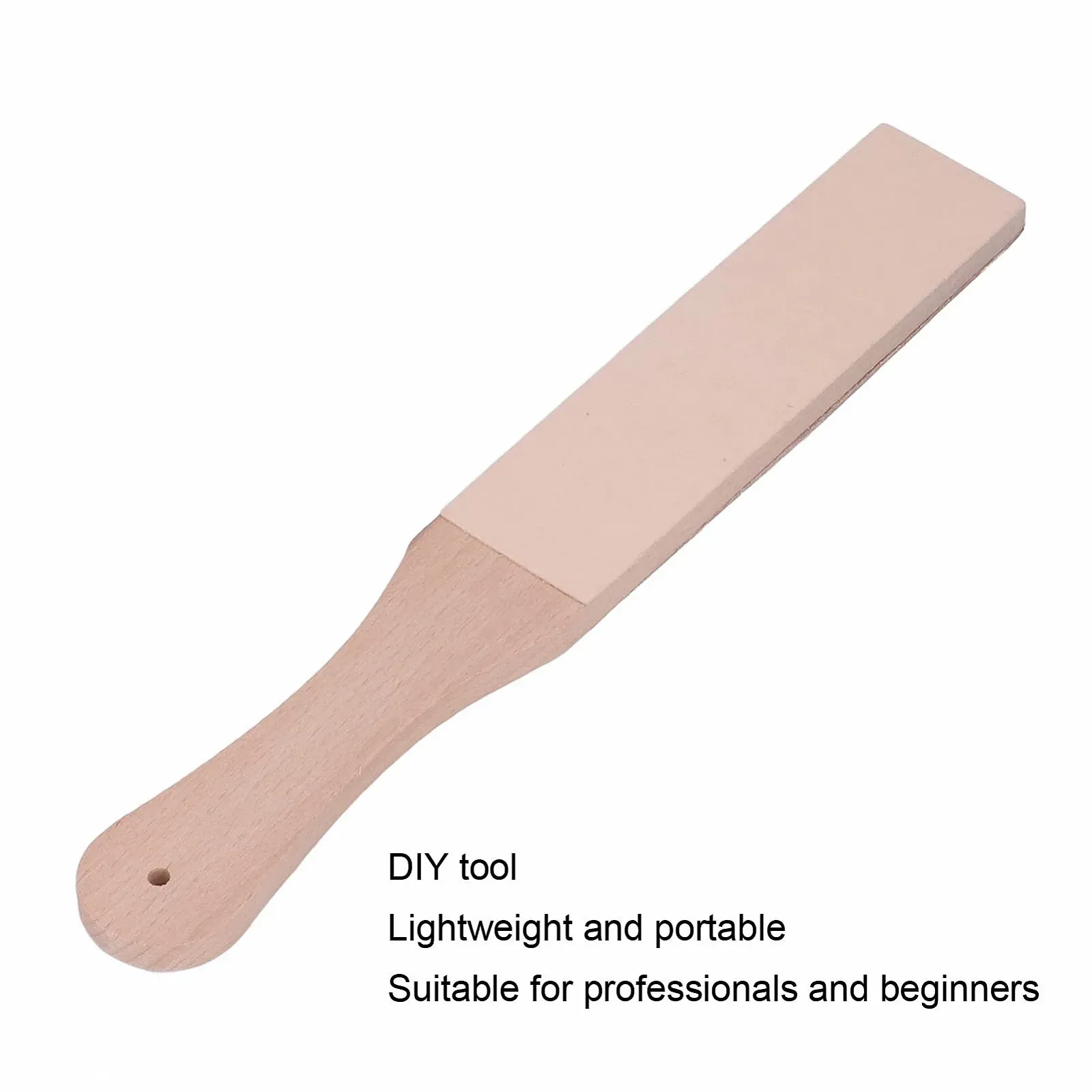 Точильный блок Double Sided Leather Puller Portable DIY бук натуральная кожа растительного дубления, фото №4