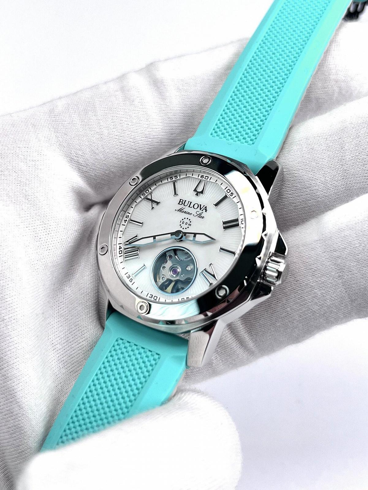 Автоматические часы Bulova 96L325, серебряный, Ремешок., фото №7 Автоматические часы Bulova 96L325, серебряный, Ремешок., фото №7