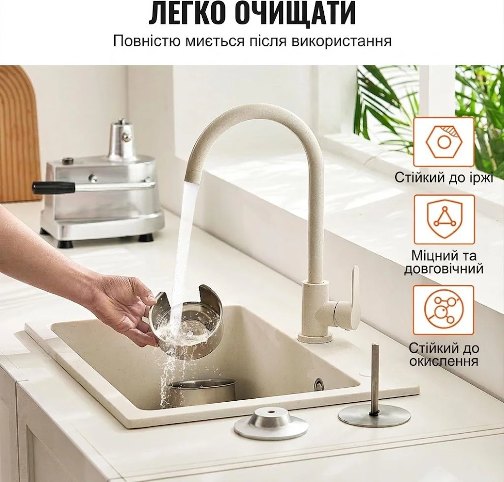 Ручной пресс для гамбургеров Vevor JKH-100 /  Silver, фото №5