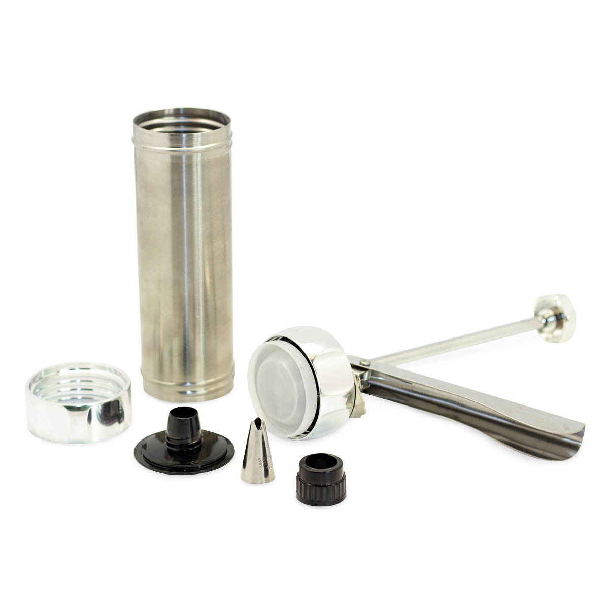 Шприц кондитерский для печенья Kamille из нержавеющей стали с насадками KM-6504, фото №5