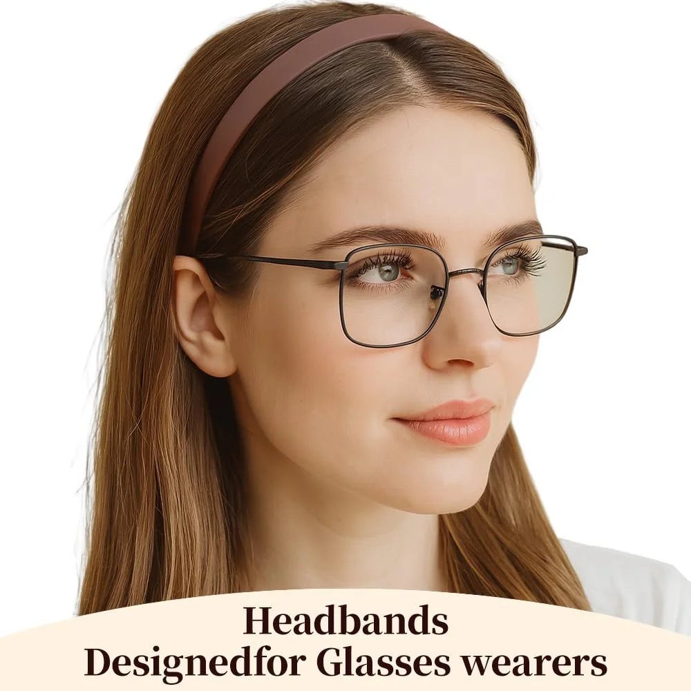 Набір з 4 обручів для волосся, матове покриття, фото №5