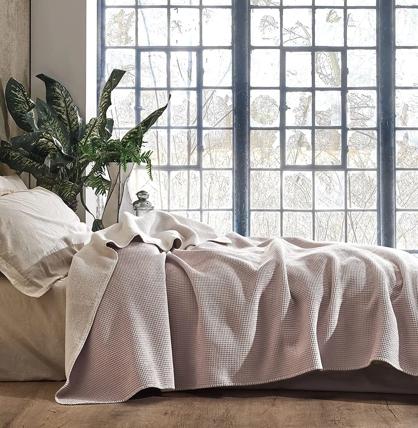 Одеяло BOHORIA Cuddly Soft Waffle 110 x 170 см Sepia, фото №2