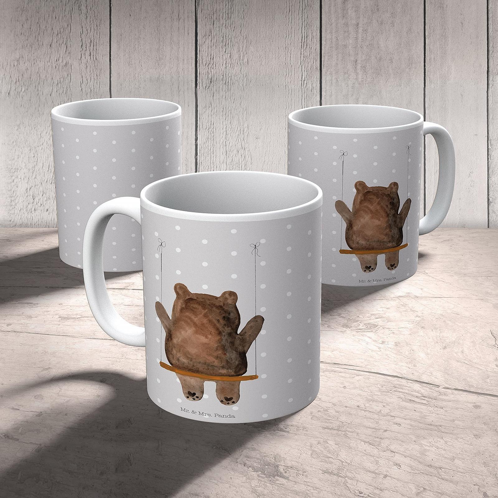 Дитяча чашка Mr. & Mrs. Panda Ведмідь Гойдалки, фото №4