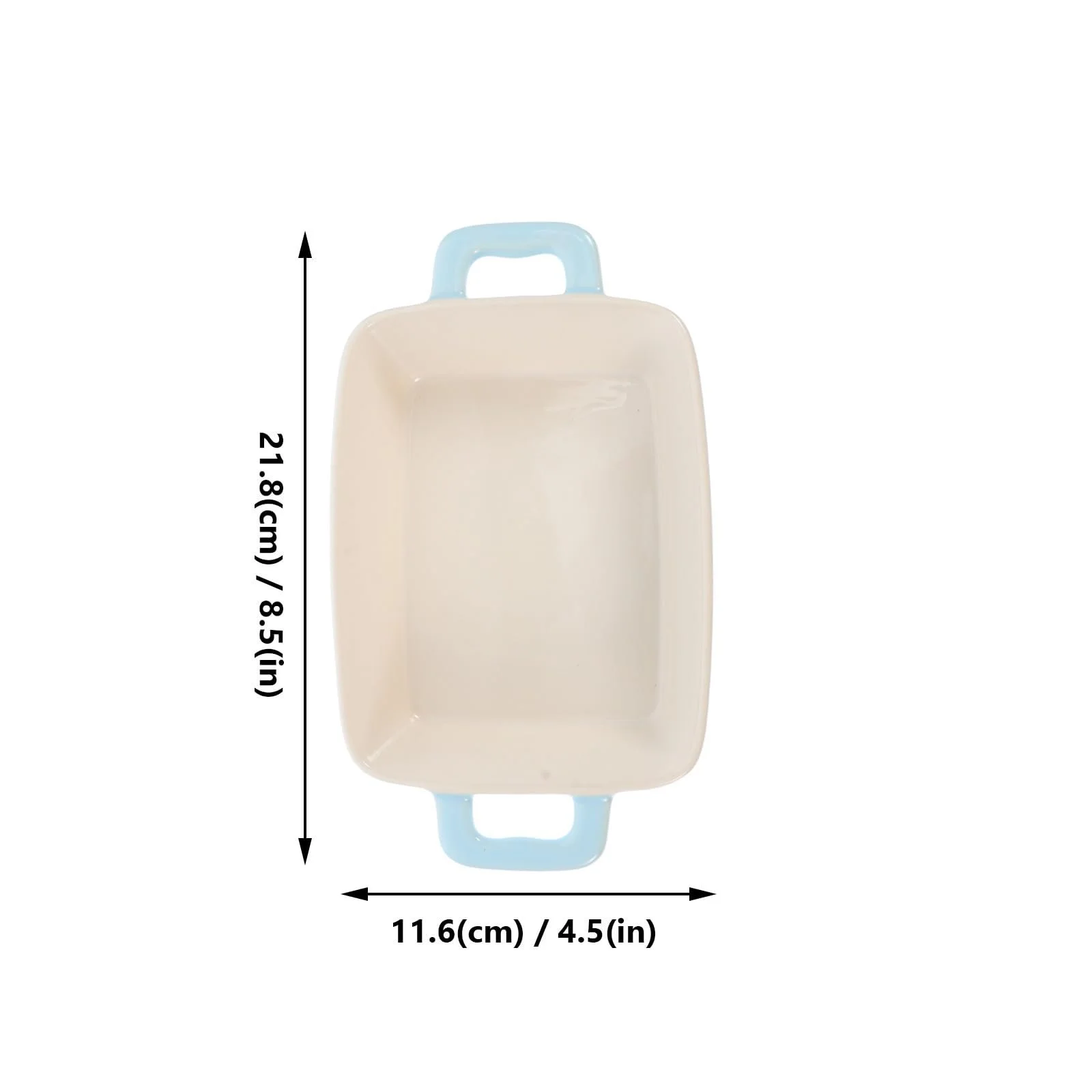 Форма для запікання керамічна з двома ручками термостійка багатофункціональна, фото №7