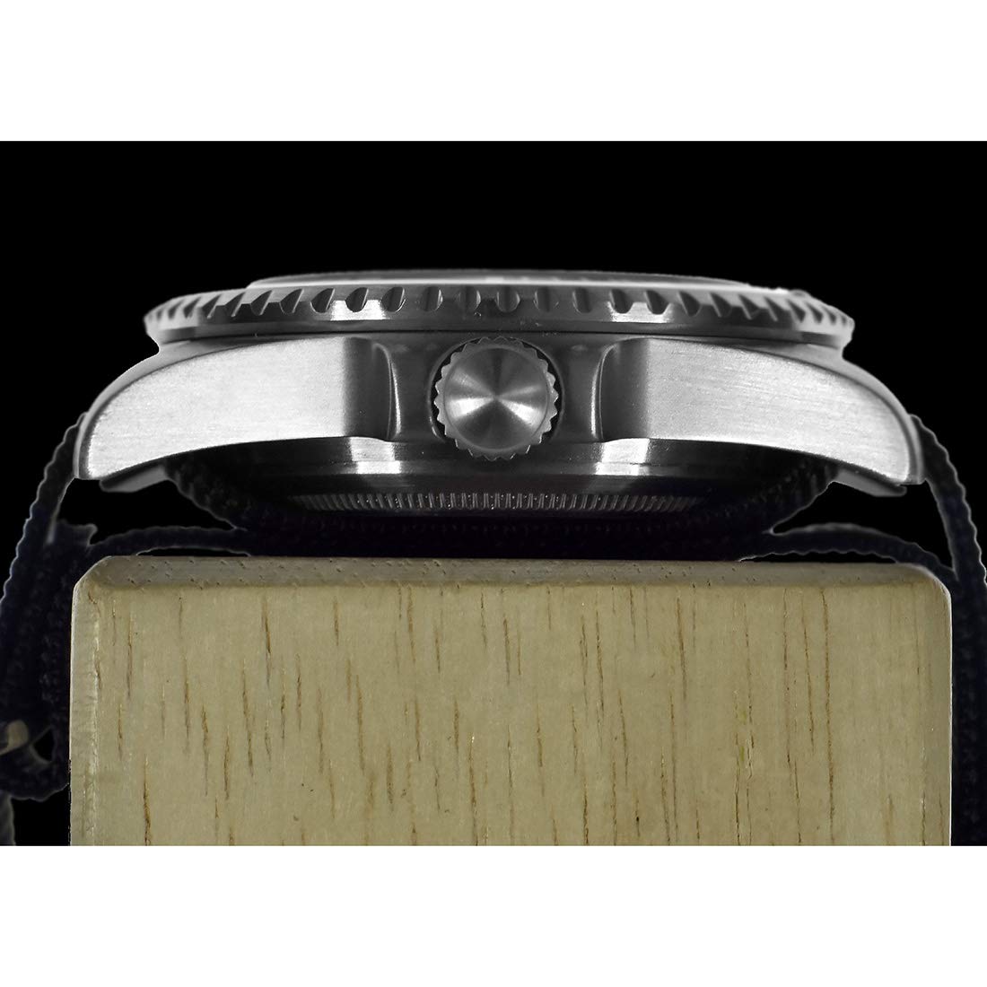 Годинник MWC 1982 Automatic Black Steel Date Fabric NATO Vintage Мужской, фото №2