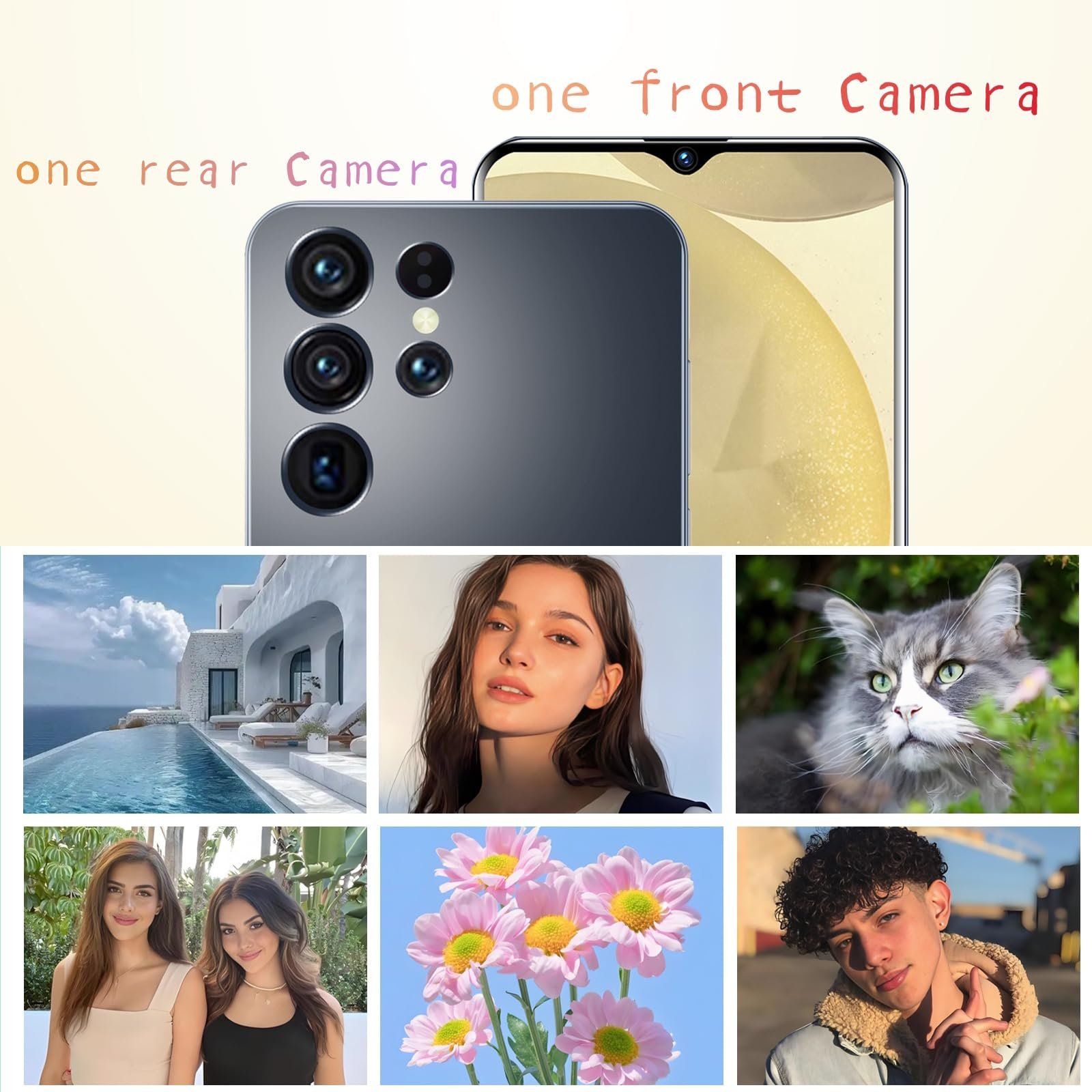 Смартфон H22 6,52 дюйма 2 ГБ 32 ГБ ROM 3G WCDMA: 850/1700/2100 МГц Dual SIM Android Зеленый, фото №6