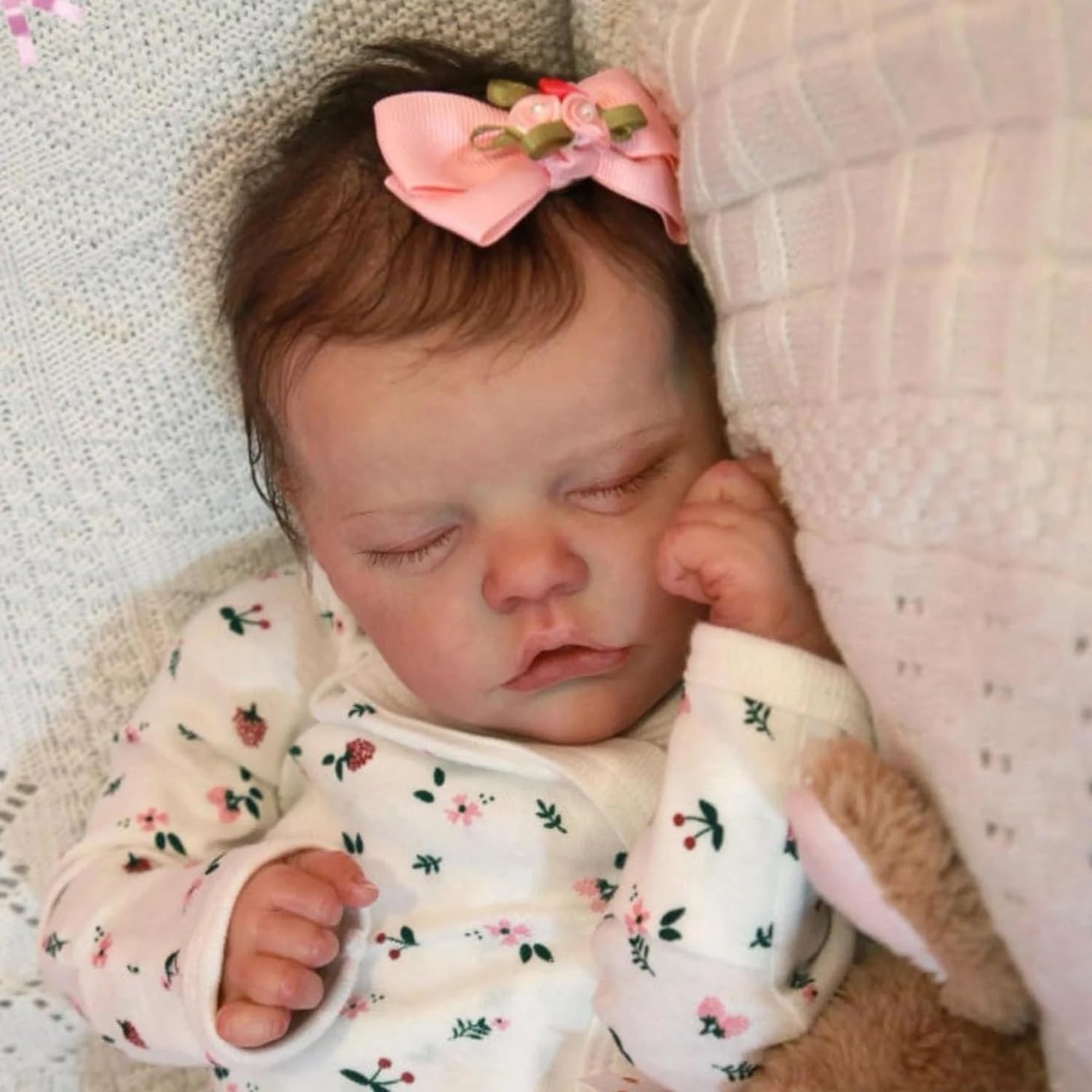 Кукла Zero pam Reborn Lifelike Sleeping Baby Doll 45 см Full Silicone для детей, фото №4