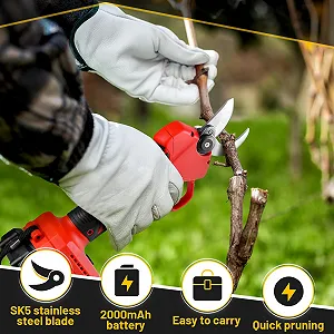 Акумуляторні садові ножиці для обрізки 40 мм synthetic.ua - Фото 1