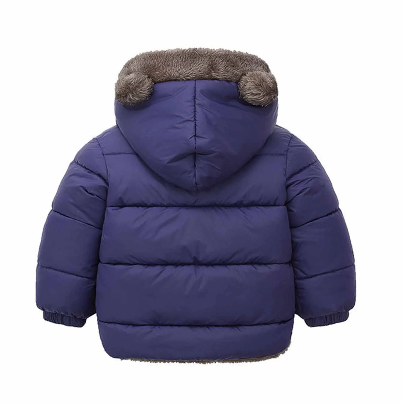 Дитяче зимове пальто NZYIHAO, пуховик на флісовій підкладці, фото №3