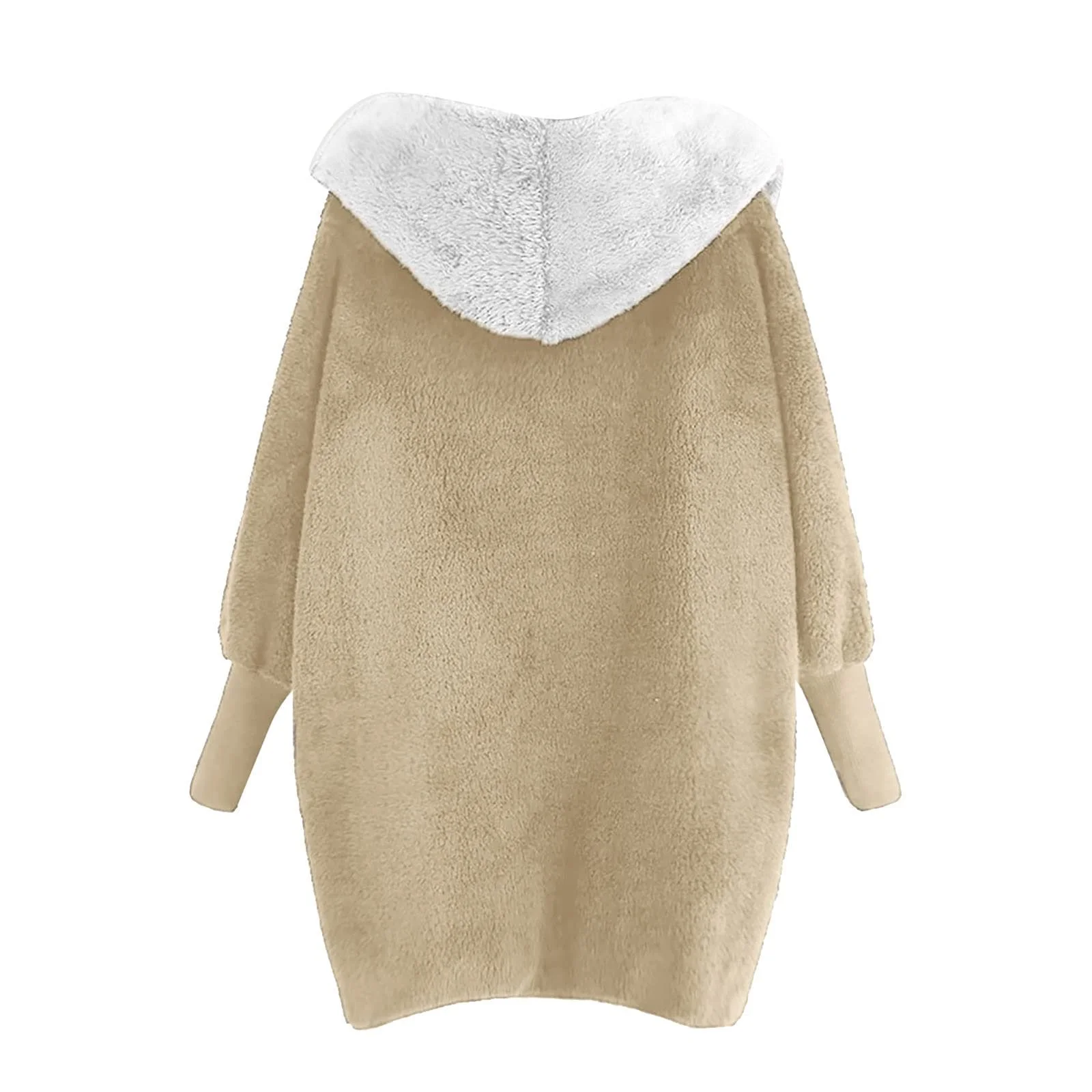 Пальто Жіноче З капюшоном Плюшеве Зимове, фото №4 Пальто Жіноче З капюшоном Плюшеве Зимове, фото №4